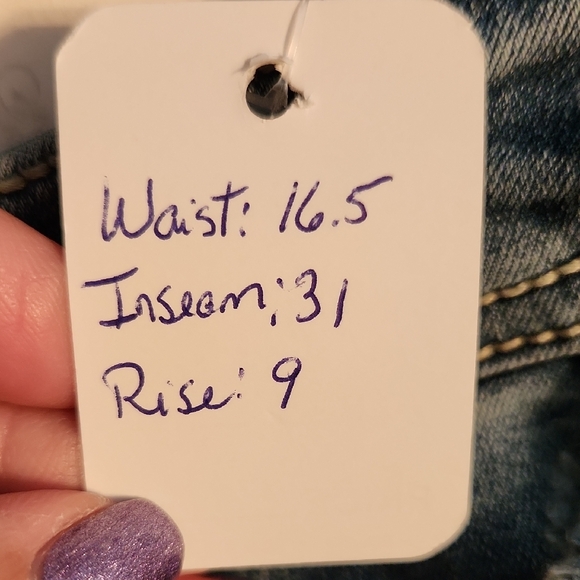 NWT Lovesick Blue Flare Denim Jeans - Picture 8 of 9